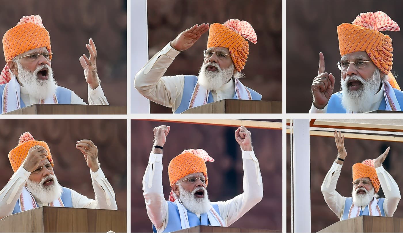 PM Modi ने पेश की नये भारत के विकास की रूपरेखा, चीन-पाक पर साधा निशाना, भाषण की खास बातें यहां पढ़ें