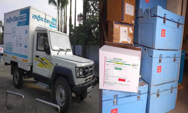 Coronavirus in Bihar : कोरोना वैक्सीन का पांच लाख डोज पहुंचा बिहार, पटना में 16563 लोगों ने लिया टीका