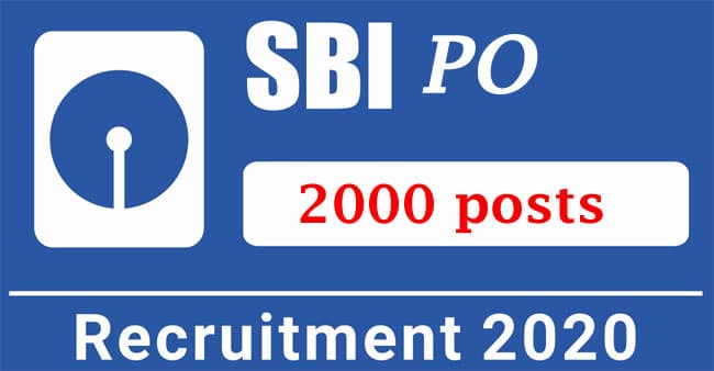 Sarkari Naukri, SBI PO Recruitment 2020: рд╕реНрдЯреЗрдЯ рдмреИрдВрдХ рдСрдл рдЗрдВрдбрд┐рдпрд╛ рдХрд░ рд░рд╣рд╛ рд╣реИ 2,000 рдкреАрдУ рдкрджреЛрдВ рдХреЗ рд▓рд┐рдП рдмрдВрдкрд░ рдмрд╣рд╛рд▓реА, рдЬрд╛рдиреЗрдВ рдкреВрд░реА рдбрд┐рдЯреЗрд▓