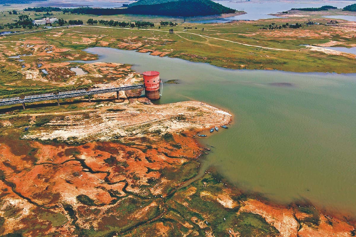 आठ सालों में धनबाद के मैथन-पंचेत डैम का जलस्तर सबसे नीचे