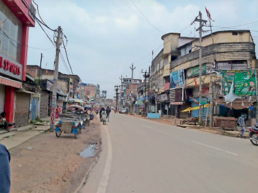 गुमला शहर में दूसरे दिन भी सेल्फ लॉकडाउन