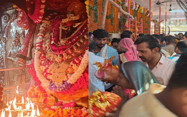 दुमका : भक्ति-भजन के साथ नये वर्ष का किया स्वागत, मंदिरों में पूजा करने उमड़ी भीड़