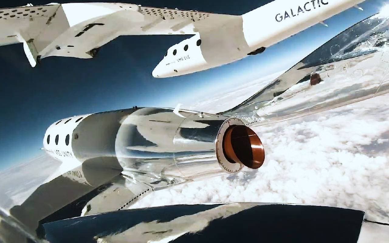 Virgin Galactic ने यात्रियों को अंतरिक्ष में सफलतापूर्वक लॉन्च किया, शेयर किया ये Video