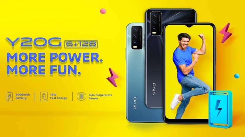 5000mAh बैटरी और 128GB स्टोरेज के साथ आया Vivo Y20G स्मार्टफाेन, जानें कीमत और सारी खूबियां 5000mAh बैटरी और 128GB स्टोरेज के साथ आया Vivo Y20G स्मार्टफाेन, जानें कीमत और सारी खूबियां