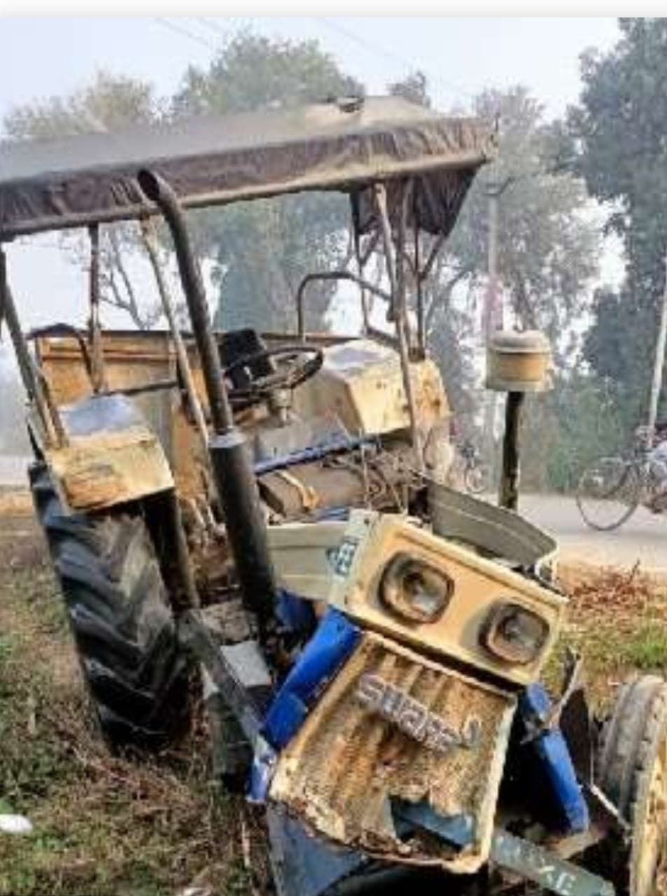 Bareilly News: खनन माफिया के ट्रैक्टर-ट्रॉली ने कार में मारी टक्कर, ब्रोकर की मौत