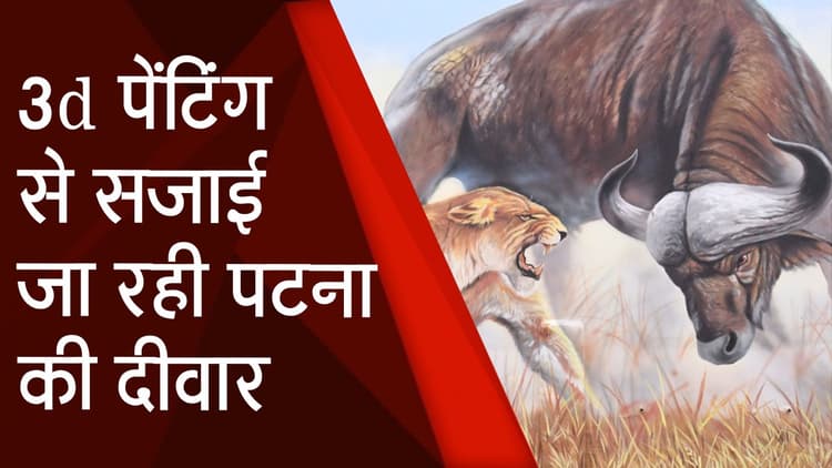 पटना की खूबसूरती बढ़ा रही 3D पेंटिंग से सजी दीवार, सेल्फी लेने से नहीं चूक रहे लोग