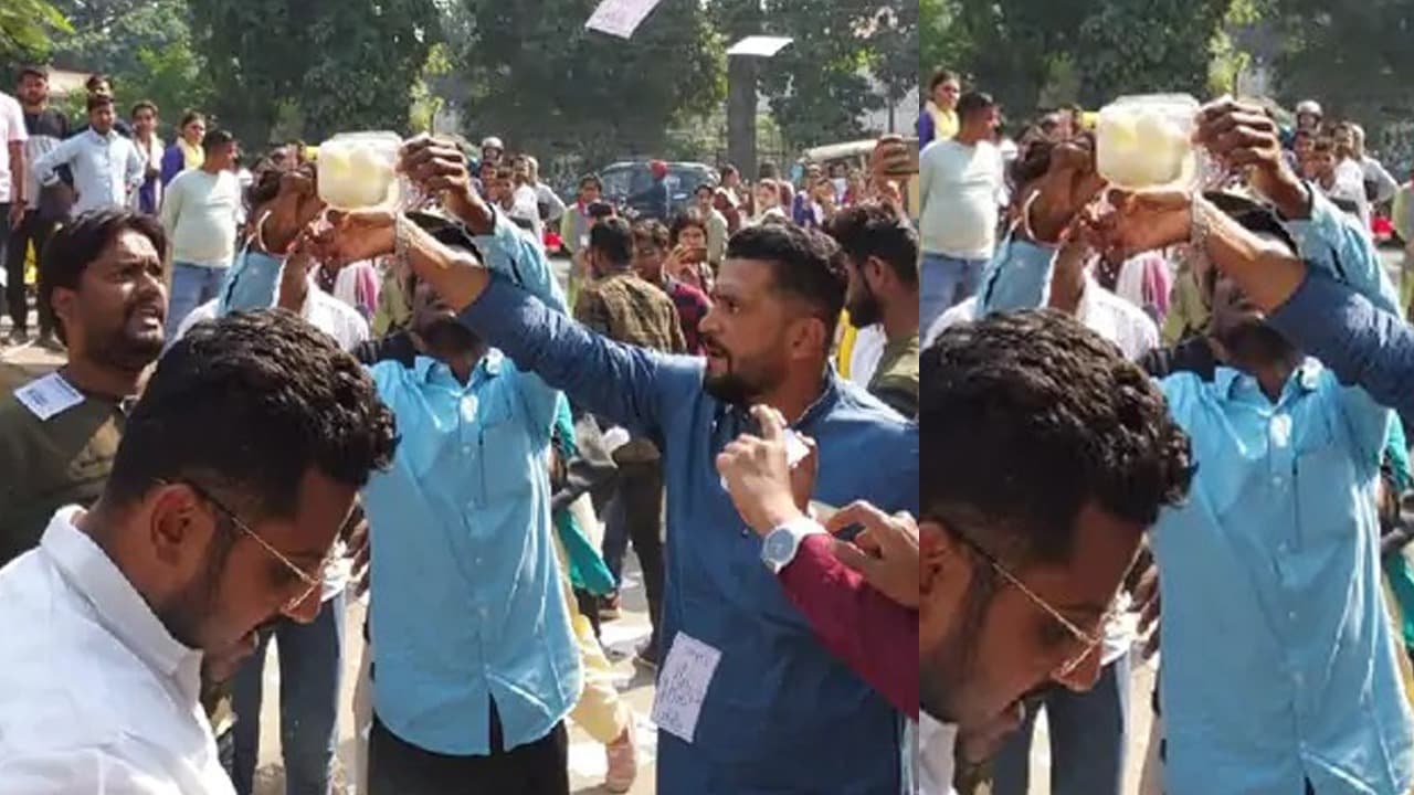 PU Student Union Election में रसगुल्ले पर हंगामा,पैर में गिरकर वोट मांगने वाले दीपांकर ने लगाए गंभीर आरोप