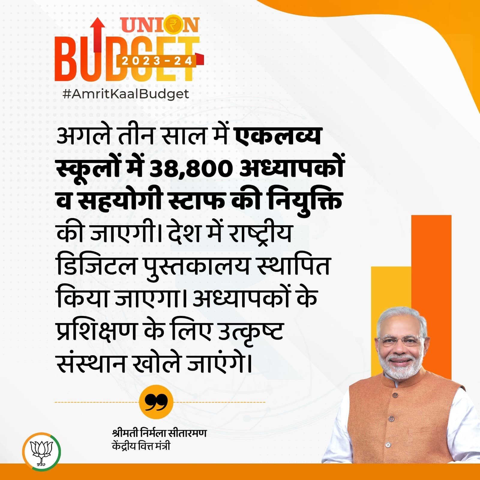 Budget 2023: एकलव्य मॉडल स्कूलों में बहाल किए जाएंगे 38,800 शिक्षक और सहयोगी स्टाफ Budget 2023: एकलव्य मॉडल स्कूलों में बहाल किए जाएंगे 38,800 शिक्षक और सहयोगी स्टाफ