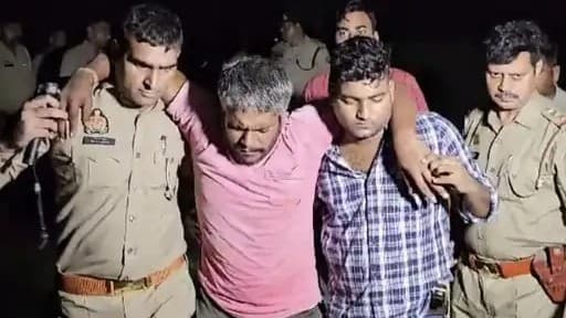 नोएडा: ट्रक ड्राइवर का हत्यारोपी पुलिस मुठभेड़ में गिरफ्तार, खाने में गुटका थूकने पर की थी हत्या