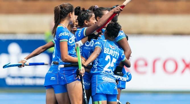Women's Junior Hockey World Cup: भारतीय टीम ने जर्मनी को 2-1 से हराया, क्वार्टर फाइनल में बनायी जगह