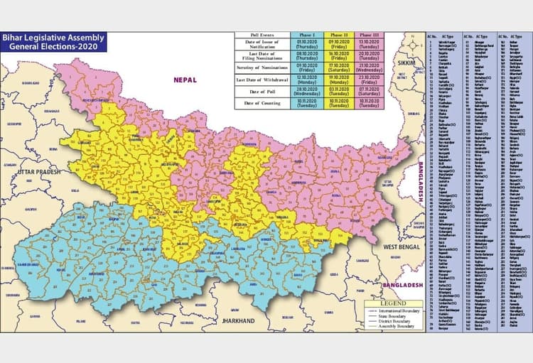 Bihar Vidhan Sabha Election Date 2020 : दरभंगा में छह सीटों पर राजग व चार सीटों पर महागठबंधन की प्रतिष्ठा दांव पर, कुछ सीटों पर रस्साकशी