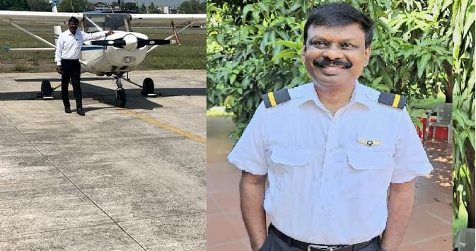 एस सिद्धार्थ ने पहली बार बगैर को-पायलट के उड़ाया प्लेन, नीतीश कुमार के प्रधान सचिव ने कहा- सच हो गया सपना
