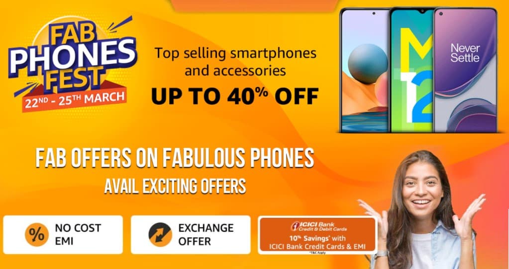 Samsung, Redmi, Oppo स्मार्टफोन्स पर यहां मिल रही शानदार छूट, Amazon Fab Phone Fest में ऐसे पाएं Best Deal
