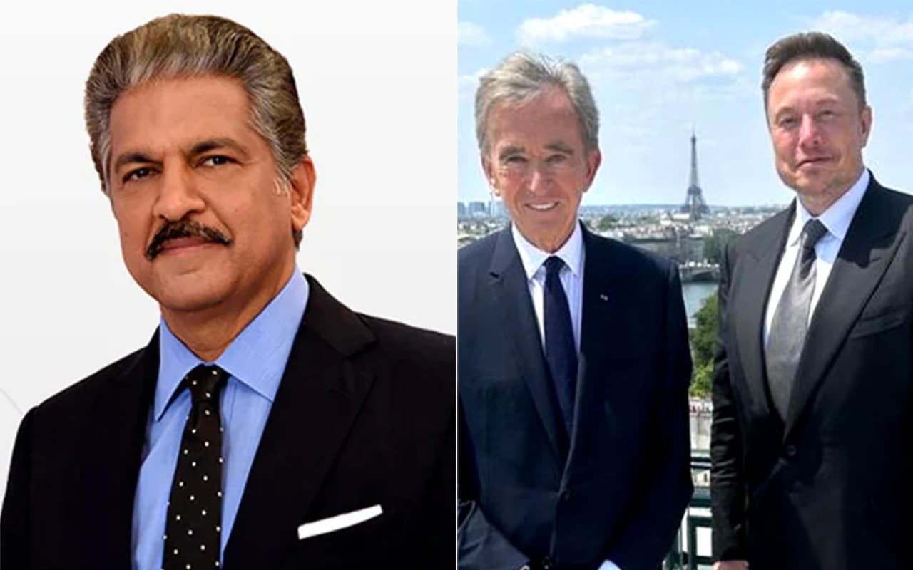 Elon Musk और Bernard Arnault ने किया दुनिया का सबसे महंगा लंच, देखें इसपर Anand Mahindra का मजेदार ट्वीट