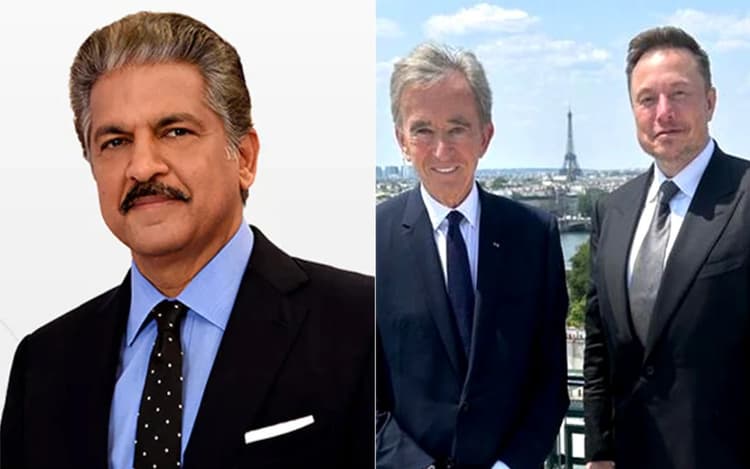 Elon Musk और Bernard Arnault ने किया दुनिया का सबसे महंगा लंच, देखें इसपर Anand Mahindra का मजेदार ट्वीट