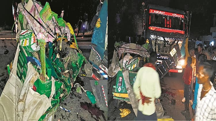 बिहार: अरवल में ट्रक से टक्कर के बाद ऑटो के उड़े परखच्चे, 5 लोगों की मौके पर मौत, जानिए कैसे हुई चूक..