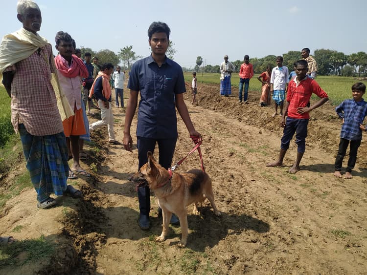 खोजी कुत्ते ने सात दिनों से लापता व्यक्ति का खोज निकाला शव, जानें क्या है पूरा मामला...