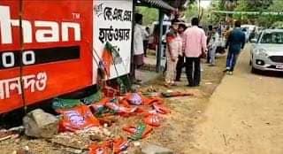 औसग्राम में बीजेपी के बूथ कैंप पर हमला, तो गलसी के एक बूथ पर बिजली हुई गुल, इलाके में तनाव