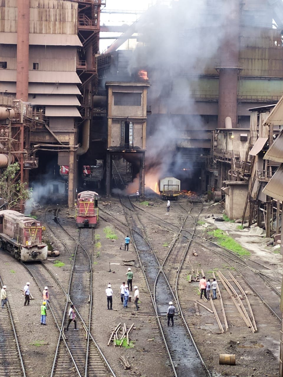 BSL में टला भीषण हादसा, आग पर पाया गया काबू, कोई हताहत नहीं