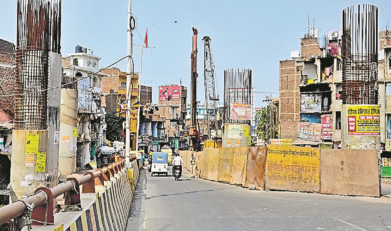 पटना में इस जगह आपस में मिलेंगे तीन फ्लाईओवर, करबिगहिया में रोटरी का निर्माण शुरू