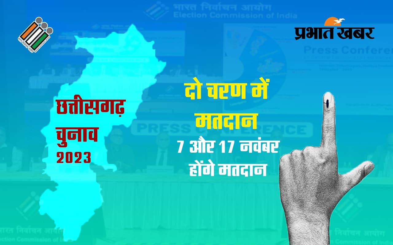 छत्तीसगढ़ में लागू हुई आचार संहिता, 7 और 17 नवंबर को मतदान, 3 दिसंबर को होगी काउंटिंग छत्तीसगढ़ में लागू हुई आचार संहिता, 7 और 17 नवंबर को मतदान, 3 दिसंबर को होगी काउंटिंग