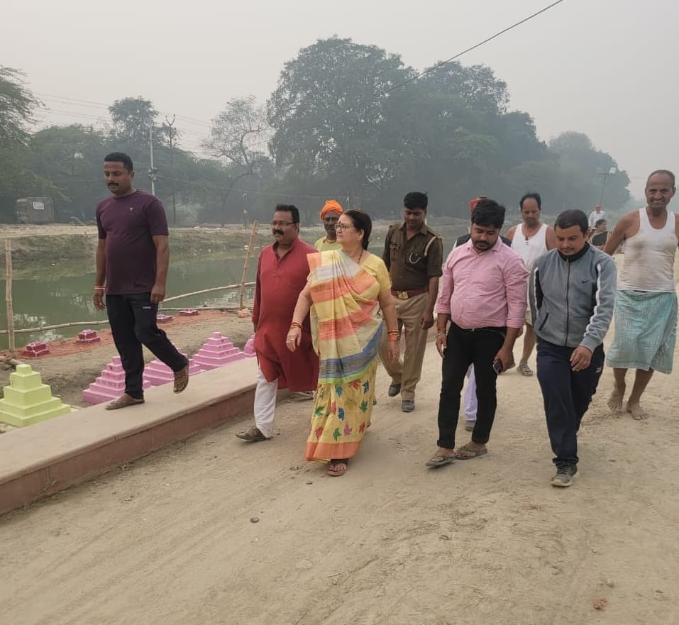 Chhath Puja 2021: नहाय खाय के साथ शुरू होगा महापर्व छठ, महापौर ने घाटों पर तैयारियों का लिया जायजा