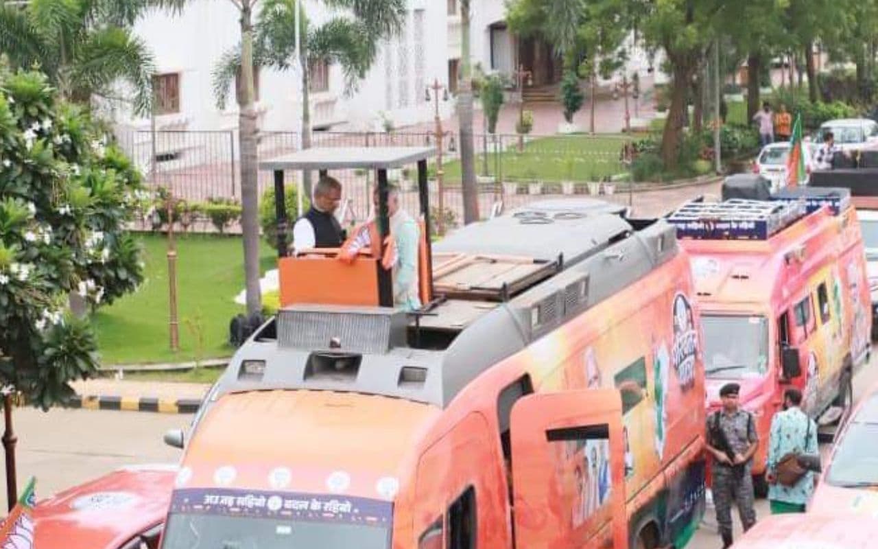 छत्तीसगढ़ : बीजेपी की ‘परिवर्तन यात्रा’ में 84 सार्वजनिक सभाएं, 85 स्वागत सभाएं और 7 रोड शो होंगे