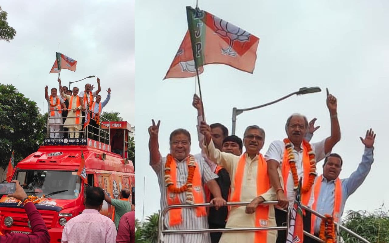 बीजेपी की दूसरी परिवर्तन यात्रा का रथ जशपुर के लिए रवाना, 15 को हरी झंडी दिखाएंगे जेपी नड्डा