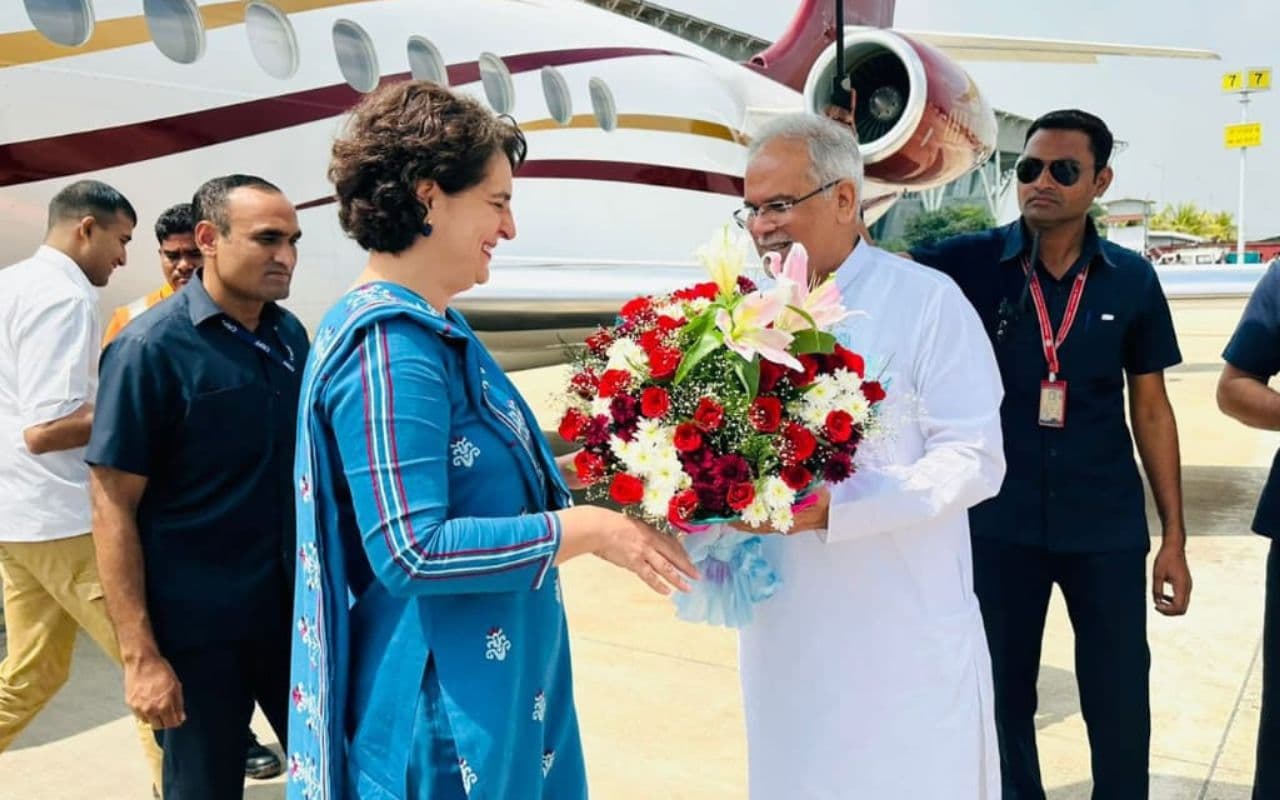 कांकेर में बोलीं कांग्रेस नेता प्रियंका गांधी वाड्रा- बिहार की तरह छत्तीसगढ़ में भी कराएंगे जातीय जनगणना