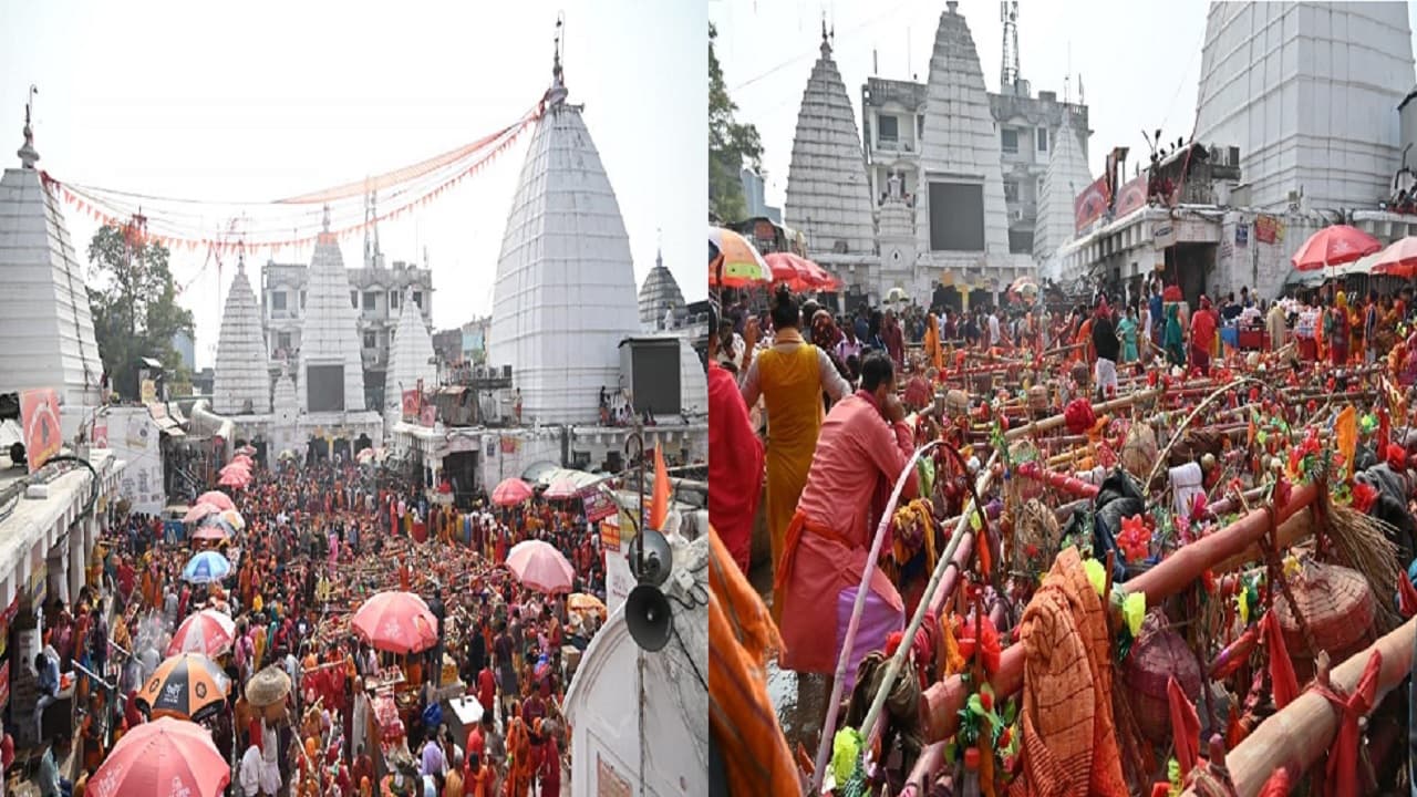 पुरुषोत्तम मास व बांग्ला श्रावण में लग रहा भक्तों का तांता, सोमवारी से पहले बढ़ी कतार