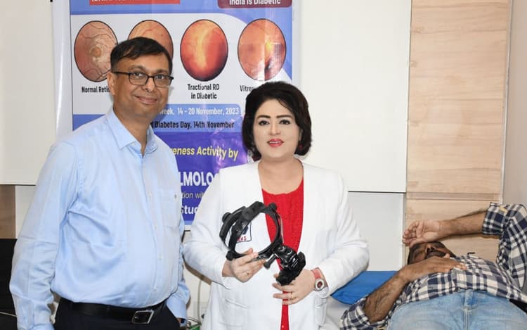 ‘चेक ईयरली, सी क्लियरली’ थीम पर झारखंड आई सोसाइटी का डायबिटिक रेटिनोपैथी स्क्रीनिंग अभियान