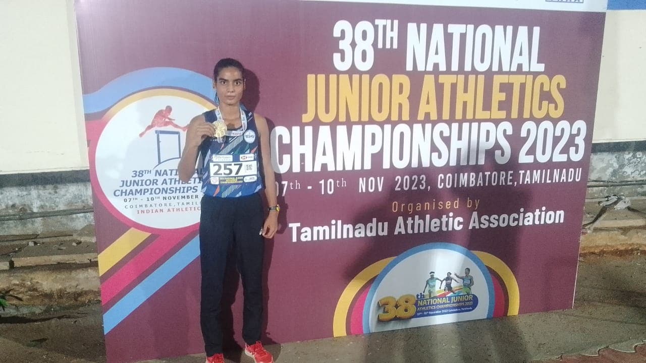 बिहार की बेटी दुर्गा सिंह ने अंडर-18 दौड़ में जीता स्वर्ण पदक, नेशनल जूनियर एथलेटिक्स में हासिल की सफलता