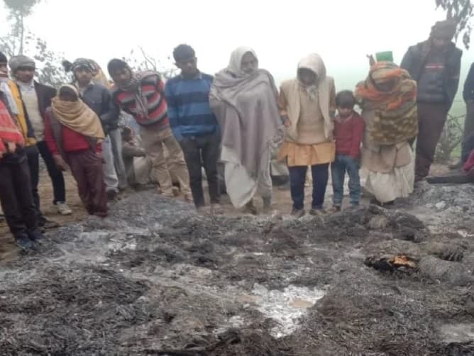 एटा में दर्दनाक हादसाः गांव के बाहर झोपड़ी में जिंदा जले दो लोग