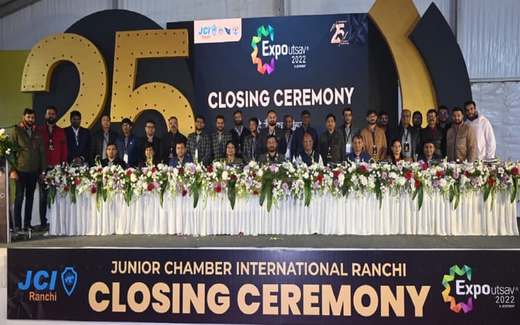 रांची का एक्सपो उत्सव संपन्न, करीब 3 लाख लोग पहुंचे, एक्सपो रत्न से सम्मानित हुए जेसी पंकज साबू