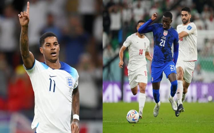 FIFA World Cup 2022: फीफा वर्ल्ड कप में अमेरिका और इंग्लैंड का धमाल, राउंड-16 में मारी एंट्री, PHOTOS
