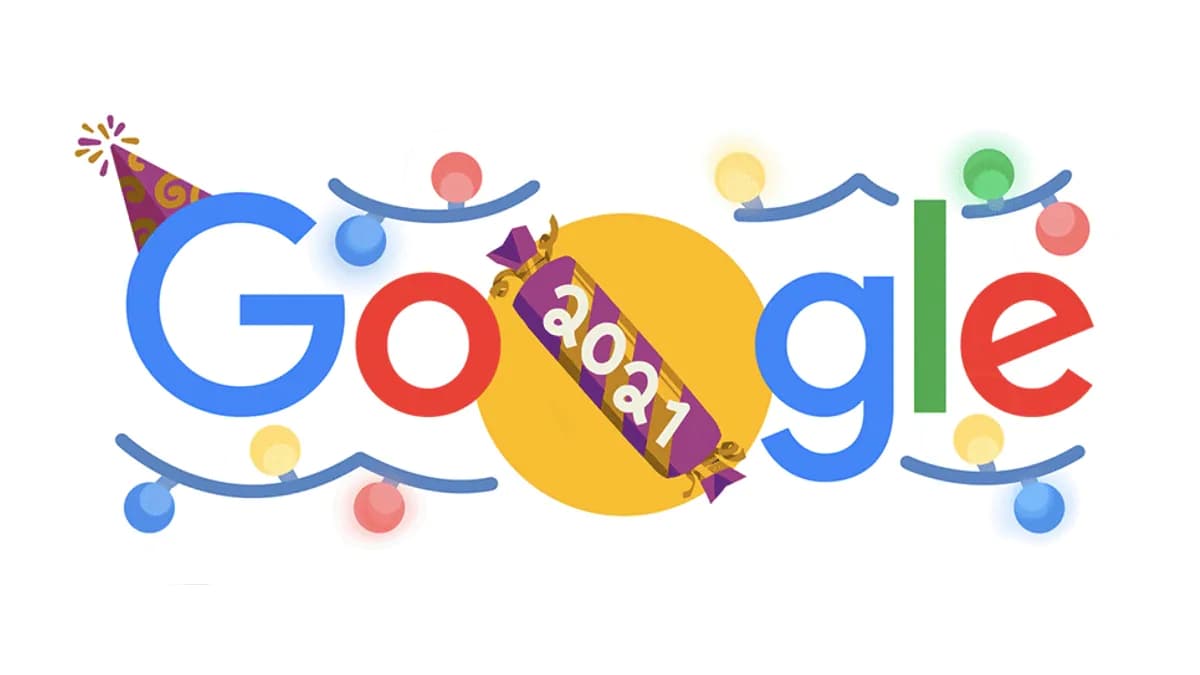 Happy New Year: नये साल के जश्न में Google भी डूबा, New Year Eve पर लाया खास Doodle