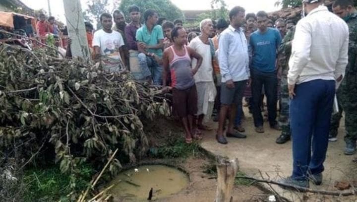 शॉकपिट के गड्ढे में मिला बच्चे का शव, परिजनों ने लगाया हत्या का आरोप