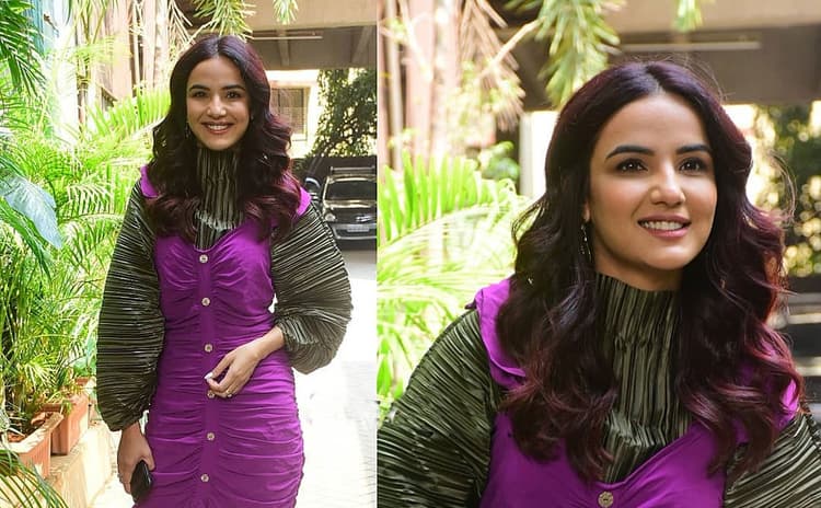 Jasmin Bhasin पर्पल ड्रेस में जमकर हुई Troll, फैंस बोले बिग बॉस 14 से बाहर आने के बाद . . . Video हुआ वायरल