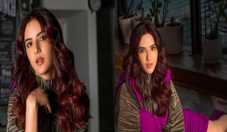 Bigg Boss कंटेस्टेंट Jasmin Bhasin ने कुछ दिखाया अपना जलवा, पर्पल आउटफिट में एक्ट्रेस को देखकर फैंस बोले Aly की लैला . . .