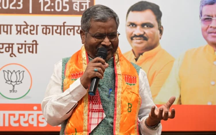 बाबूलाल मरांडी बोले- कांग्रेस के एजेंडे में कभी नहीं रहा आदिवासी, दलित और पिछड़ों का उत्थान