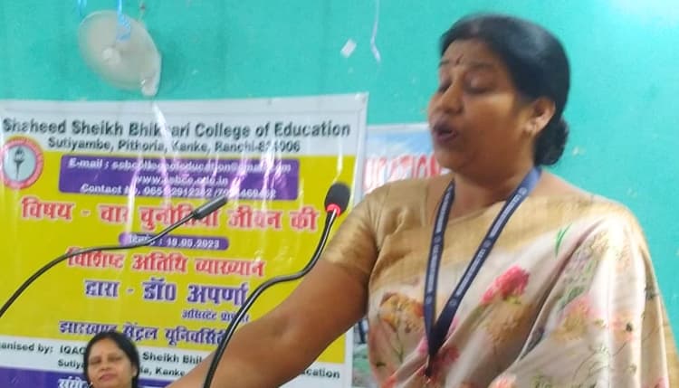 आत्महत्या के खिलाफ अभियान : सीयूजे की डॉ अपर्णा ने कहा- विरोधाभासी अंतर्द्वंद्व में फंसकर दुखी हो रहे हम