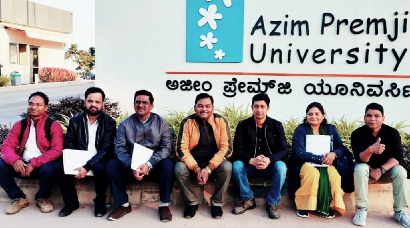 झारखंड में गुणवत्तापूर्ण शिक्षा के लिए अजीम प्रेमजी यूनिवर्सिटी ने 4 शिक्षकों को दी ट्रेनिंग