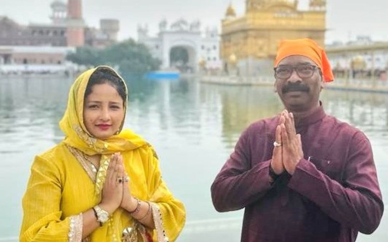 शादी की सालगिरह पर हेमंत सोरेन की पत्नी कल्पना सोरेन का देखें खालिस पंजाबन लुक