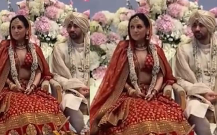 Karan Deol Drisha Acharya Wedding: सनी देओल के बेटे करण की शादी की तसवीर हो रही वायरल, यहां देखें