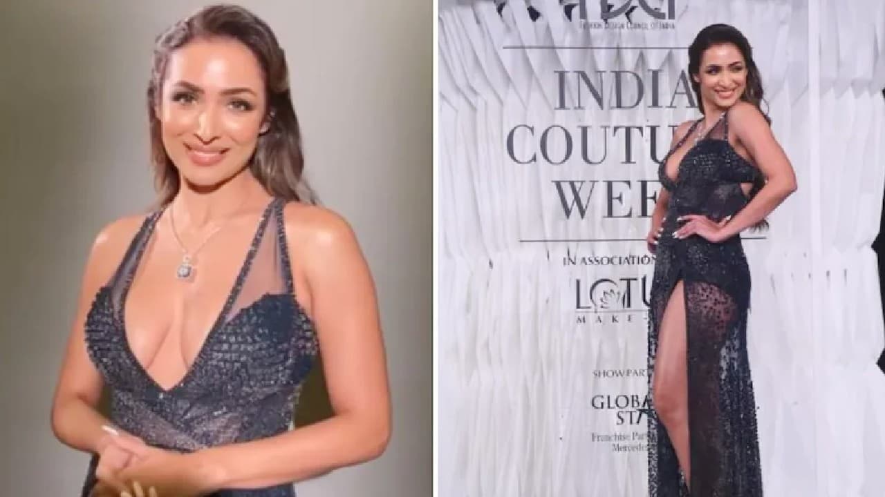 Malaika Arora Ramp Walk: मलाइका अरोड़ा ने बिखेरा अपने हुस्न का जादू, ट्रांसपेरेंट ड्रेस में दिखी बेहद हॉट