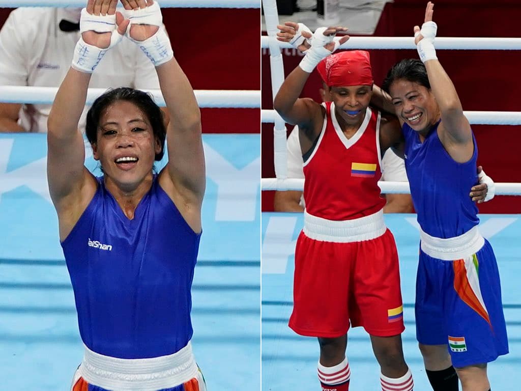 Tokyo Olympics: मैच से पहले अपना ड्रेस बदलने पर हैरान हैं मैरीकॉम, खेल मंत्री अनुराग ठाकुर से पूछा बड़ा सवाल Tokyo Olympics: मैच से पहले अपना ड्रेस बदलने पर हैरान हैं मैरीकॉम, खेल मंत्री अनुराग ठाकुर से पूछा बड़ा सवाल