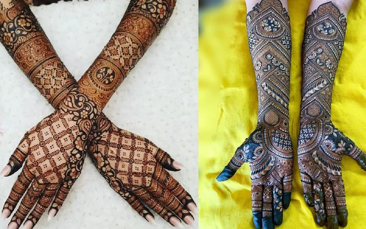 Hartalika Teej Mehndi Design: हरितालिका तीज पर लगाएं भरे-भरे हाथों वाले मेहंदी के खूबसूरत डिजाइन