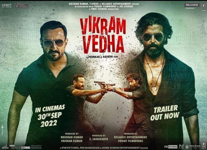 Vikram Vedha: विक्रम वेधा के लिए ऋतिक रोशन-सैफ अली खान ने वसूली मोटी रकम, जानिये स्टार कास्ट की फीस
