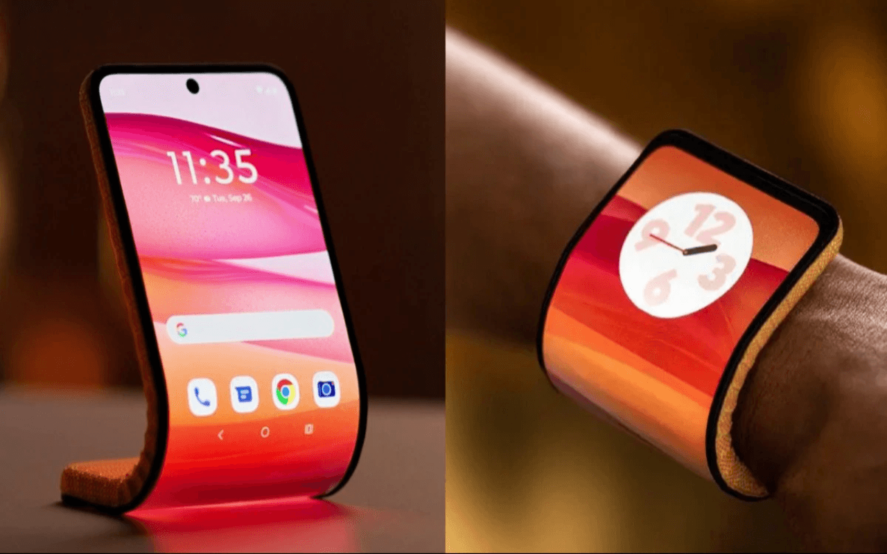 Motorola Bendable Phone कलाई पर पहना जा सकेगा यह फोन, देख कर हर कोई हैरान Motorola Bendable Phone कलाई पर पहना जा सकेगा यह फोन, देख कर हर कोई हैरान