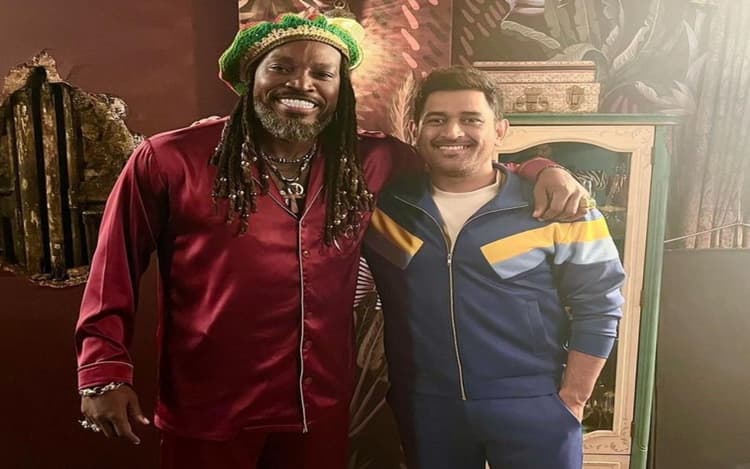 MS Dhoni Chris Gayle Meetup: 'थाला' धोनी से मिले 'यूनिवर्स बॉस' क्रिस गेल, माही के लिए कही ये बड़ी बात